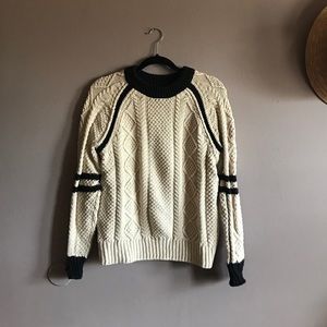 LL Bean fisherman sweater